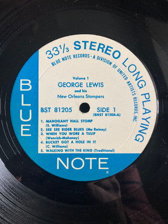 George Lewis And His New Orleans Stompers – George Lewis And His New Orleans Stompers (Volume 1), image 3