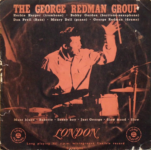 Front cover of George Redman – The George Redman Group, London Records, UK, 1954