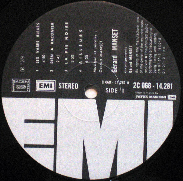 Manset – Rien À Raconter, image 3
