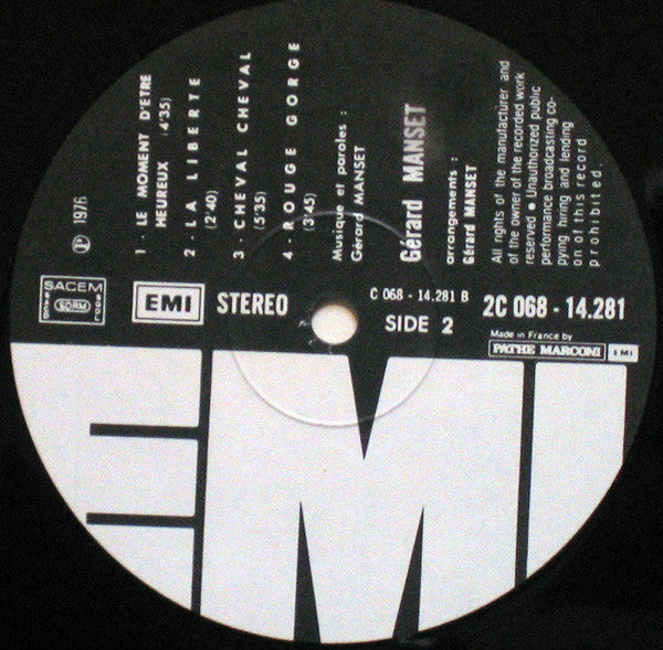Manset – Rien À Raconter, image 4