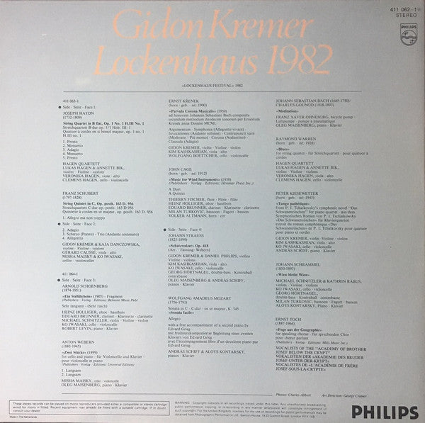 Gidon Kremer – Lockenhaus 1982 Live, image 4