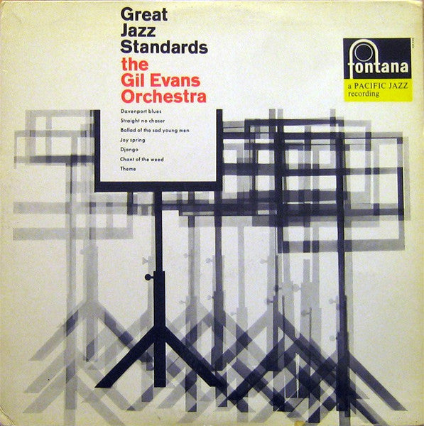 Front cover of The Gil Evans Orchestra Featuring Johnny Coles – Great Jazz Standards, Fontana, Netherlands