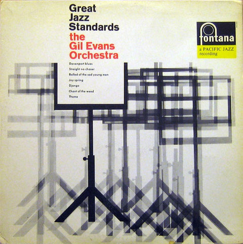 Front cover of The Gil Evans Orchestra Featuring Johnny Coles – Great Jazz Standards, Fontana, Netherlands