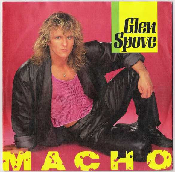 Front cover of Glen Spove – Macho, Virgin, Sweden, 1986