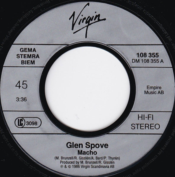 Glen Spove – Macho, image 3