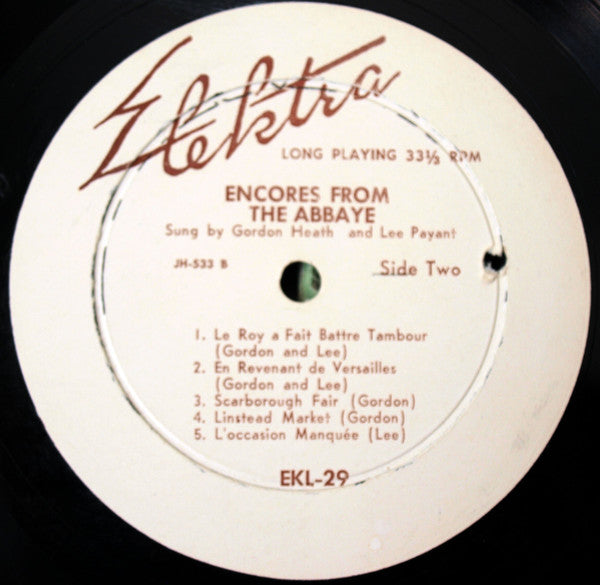 Gordon Heath And Lee Payant – Encores From The Abbaye, image 4
