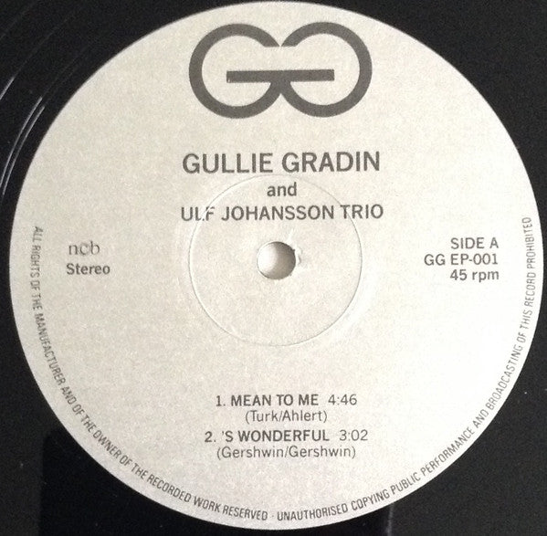 Gullie Gradin With Ulf Johansson Trio – Gullie Sings Jazz With Ulf Johansson Trio, image 3