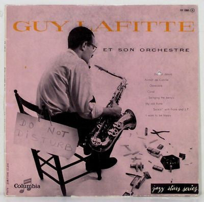 Front cover of Guy Lafitte Et Son Orchestre – Do Not Disturb, Columbia, France, 1956