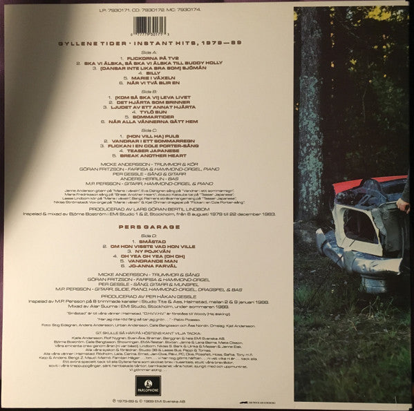 Gyllene Tider – Instant Hits, 1979-1989, image 2