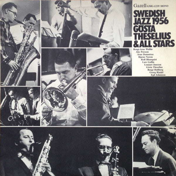 Front cover of Gösta Theselius & All Stars – Swedish Jazz 1956, Gazell, Sweden, 1976