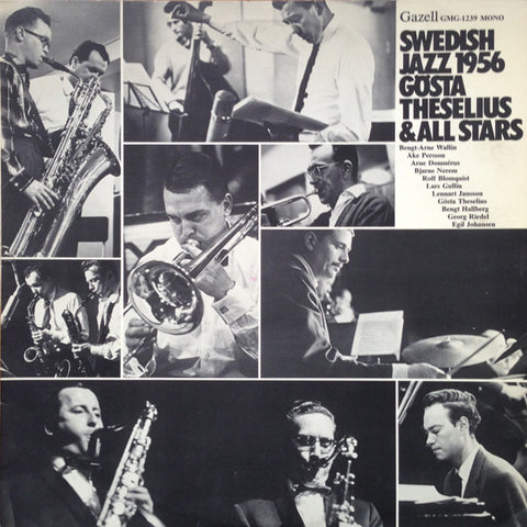Front cover of Gösta Theselius & All Stars – Swedish Jazz 1956, Gazell, Sweden, 1976