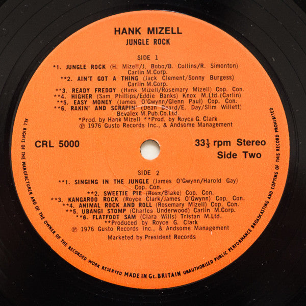 Hank Mizell – Jungle Rock, image 4