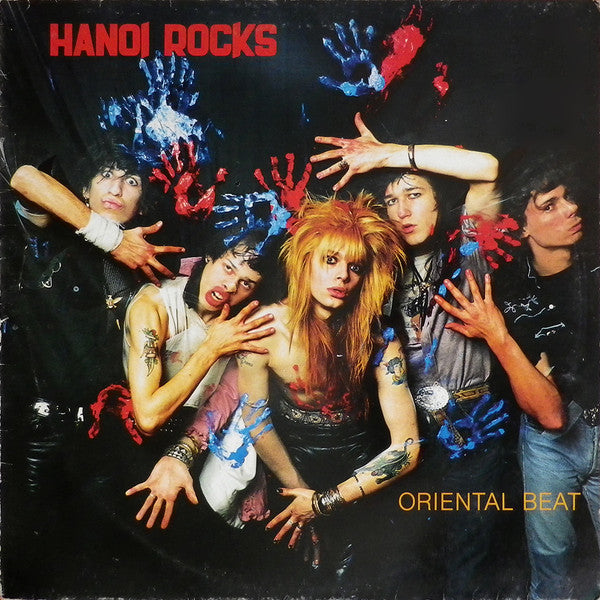 Front cover of Hanoi Rocks – Oriental Beat, Lick Records, UK, 1983