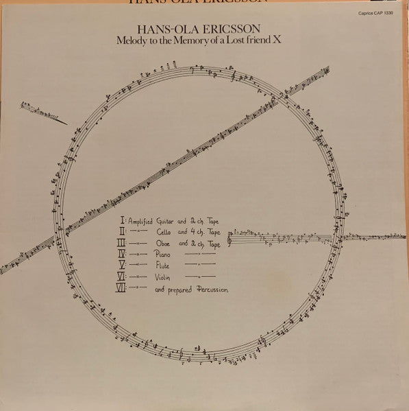 Hans-Ola Ericsson – Melody To The Memory Of A Lost Friend X, image 3