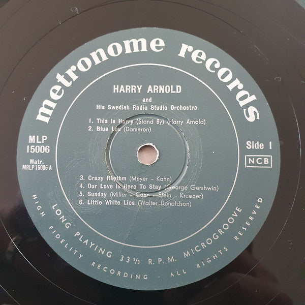 Harry Arnold And His Swedish Radio Studio Orchestra – This Is Harry And The Mystery Band, image 3