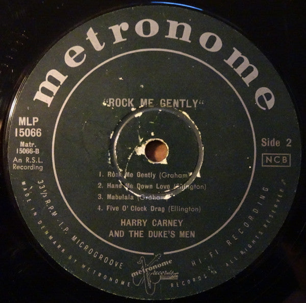Harry Carney And The Duke's Men – Rock Me Gently, image 4