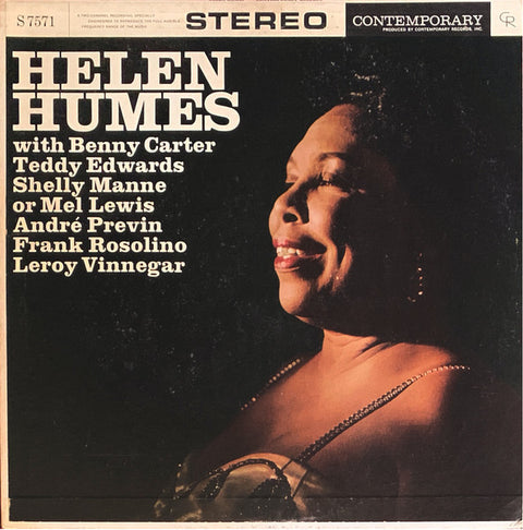 Front cover of Helen Humes – Helen Humes, Contemporary Records, US, 1960