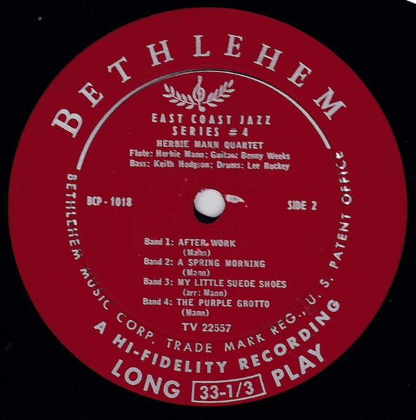 Herbie Mann Quartet – Herbie Mann (East Coast Jazz/4), image 4
