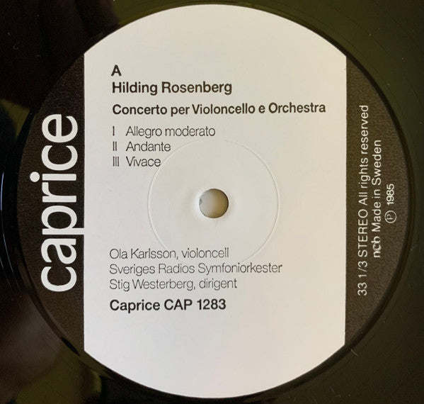 Hilding Rosenberg – Cellokonsert Nr 2 / Symfoni Nr 8, image 3