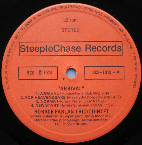Horace Parlan – Arrival, image 3