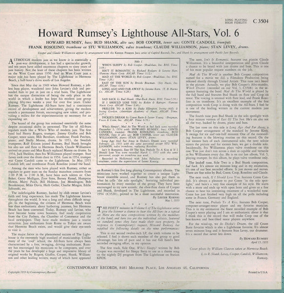 Howard Rumsey's Lighthouse All-Stars – Vol. 6, image 2