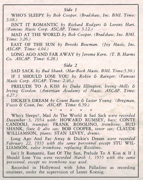 Howard Rumsey's Lighthouse All-Stars – Vol. 6, image 5