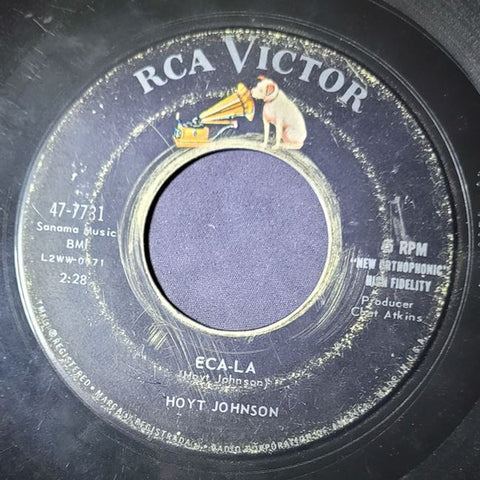 Front cover of Hoyt Johnson – Eca-La / Too Shy, RCA Victor, US, 1960