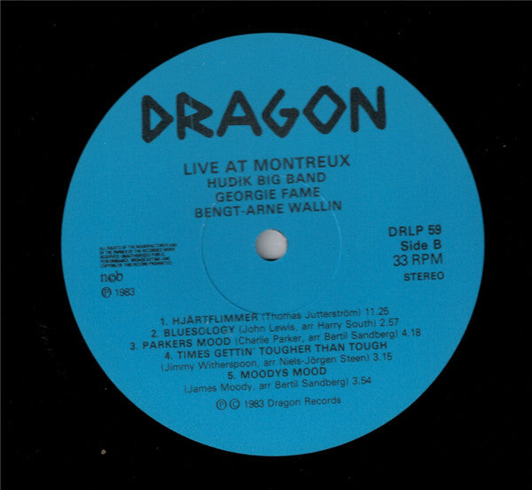 Hudik Big Band, Georgie Fame, Bengt A Wallin – Live At Montreux Jazzfestival, image 4