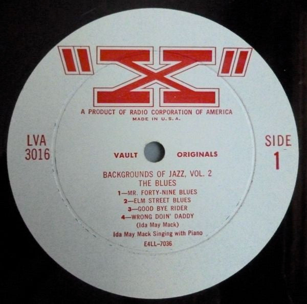 Ida May Mack / Bessie Tucker – Backgrounds Of Jazz, Volume 2: Country And Urban Blues, image 4