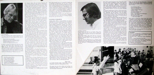 Ingolf Olsen, Göteborgs Kammarkör, Per Nørgård, Alfred Janson – Nocturne / November 1962 / Libra, image 3
