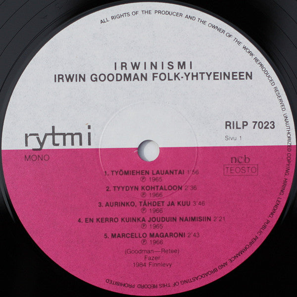 Irwin Goodman – Irwinismi, image 3