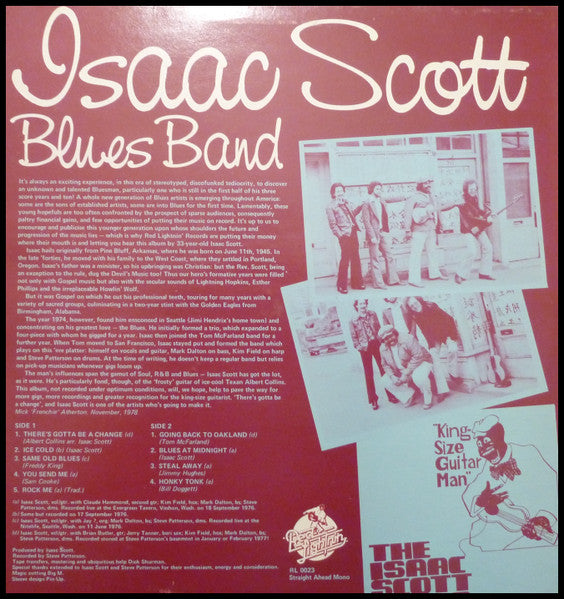 Isaac Scott Blues Band – Isaac Scott Blues Band, image 2