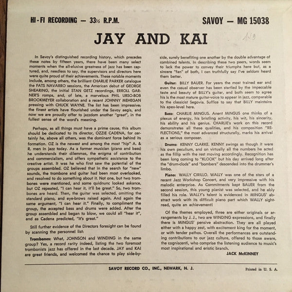Jay & Kai – Jay & Kai, image 2