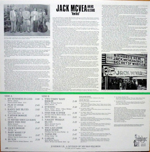 Jack McVea And His All Stars – New Deal, image 2