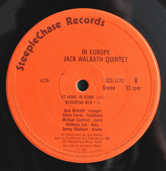 Jack Walrath Quintet – In Europe, image 4