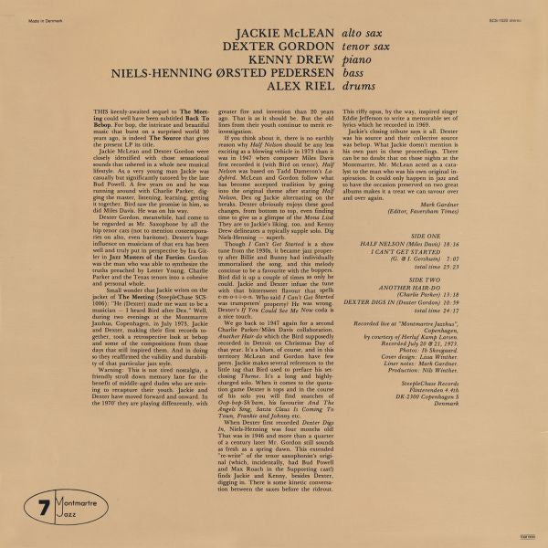 Jackie McLean Feat. Dexter Gordon – The Source Vol. 2, image 2