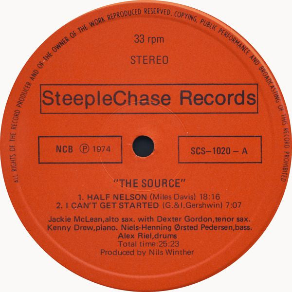 Jackie McLean Feat. Dexter Gordon – The Source Vol. 2, image 3