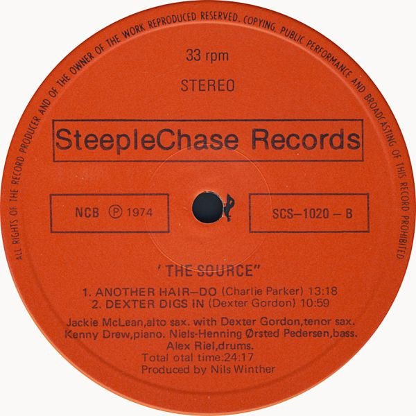 Jackie McLean Feat. Dexter Gordon – The Source Vol. 2, image 4