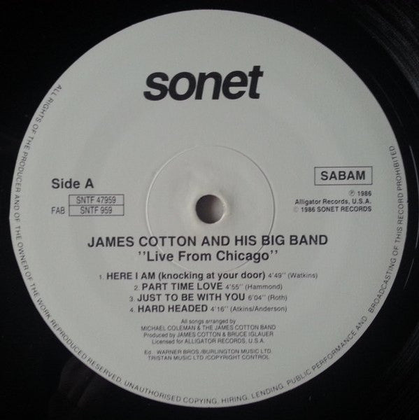 James Cotton And His Big Band – Live From Chicago!, image 3