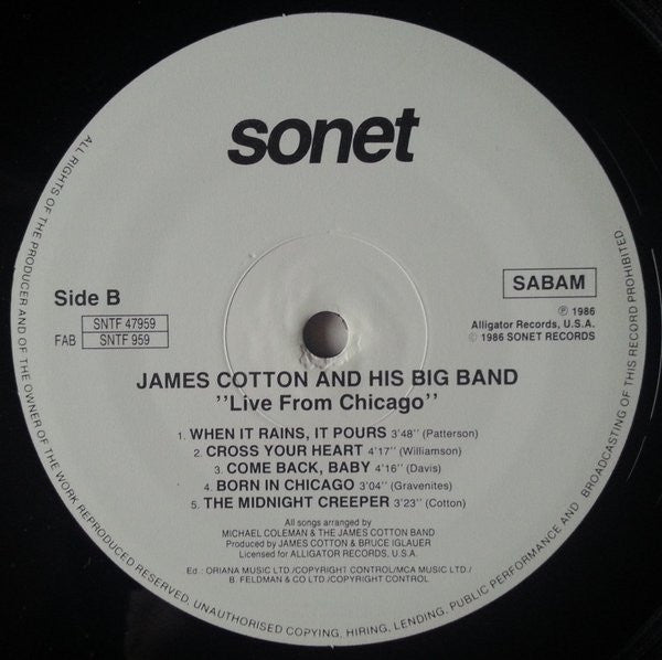 James Cotton And His Big Band – Live From Chicago!, image 4