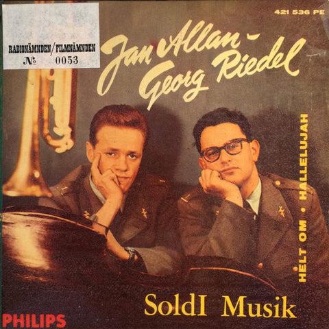 Front cover of Jan Allan - Georg Riedel – Sold I Musik, Philips, Sweden, 1959