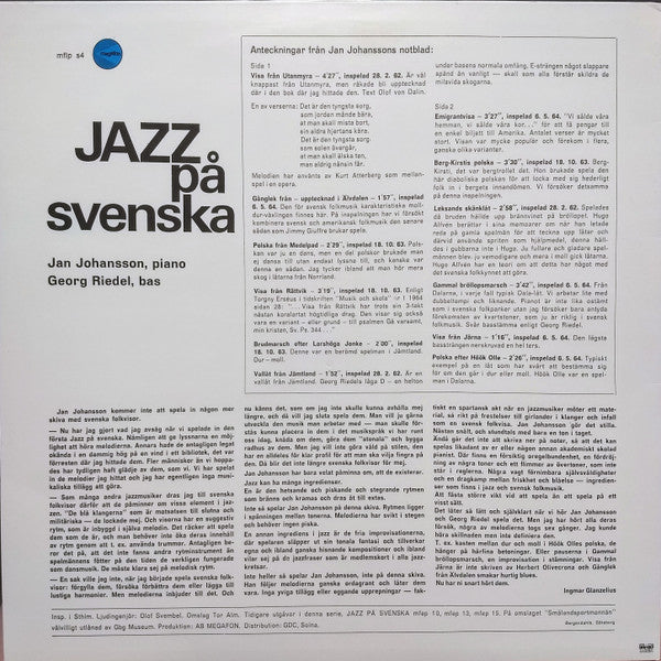 Jan Johansson – Jazz På Svenska, image 2