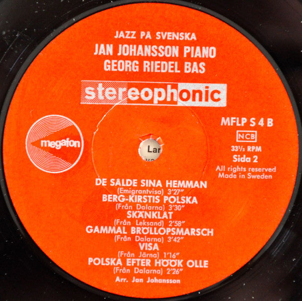 Jan Johansson – Jazz På Svenska, image 3