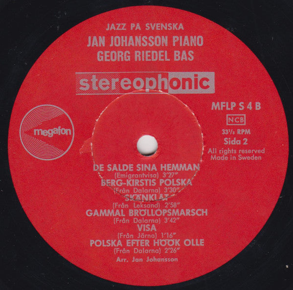 Jan Johansson – Jazz På Svenska, image 4