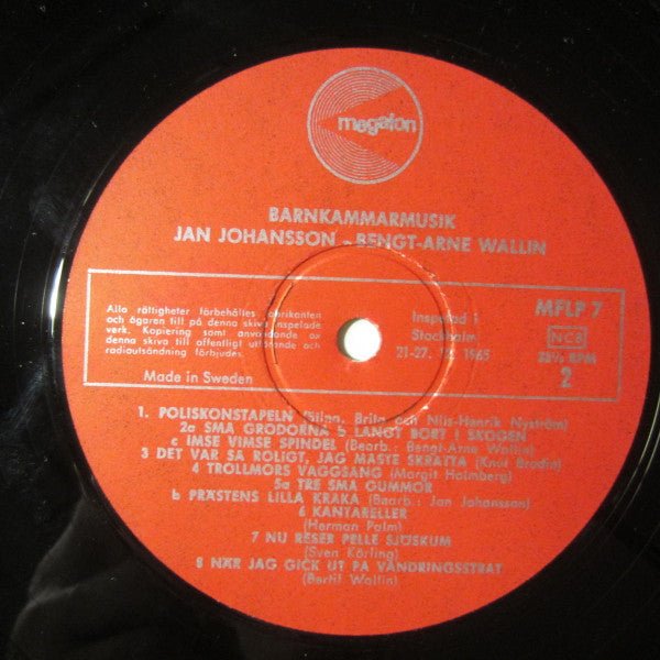 Jan Johansson & Bengt-Arne Wallin – Barnkammarmusik, image 4