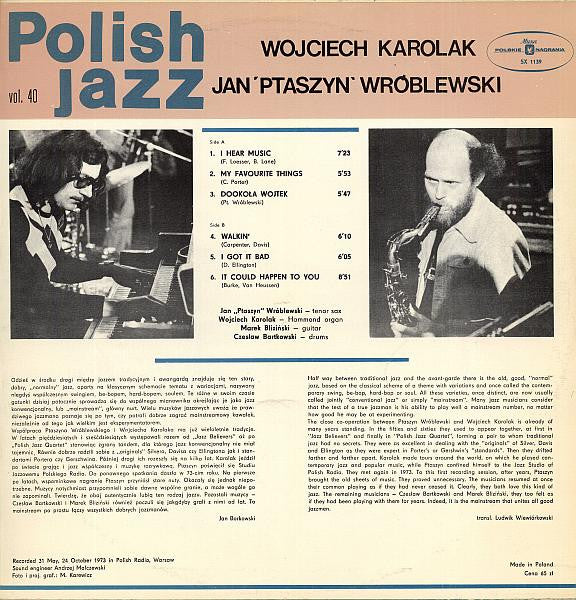 Jan "Ptaszyn" Wróblewski, Wojciech Karolak – Mainstream, image 2