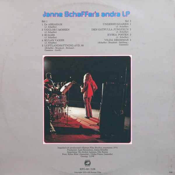 Janne Schaffer – Janne Schaffer's Andra LP, image 4