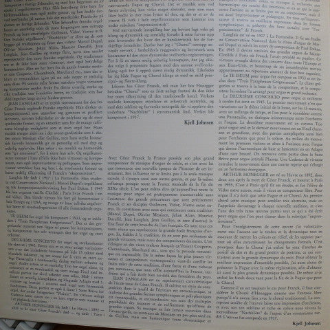 Langlais, Honegger, Kjell Johnsen, Medlemmar ur Kungl. Hovkapellet, Kjell Ingebretsen – Te Deum & Deuxieme Concerto / Fugue Et Choral, image 2