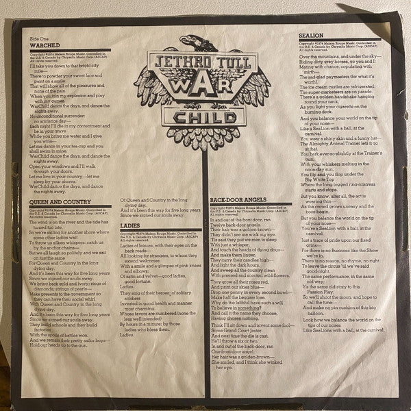 Jethro Tull – War Child, image 5