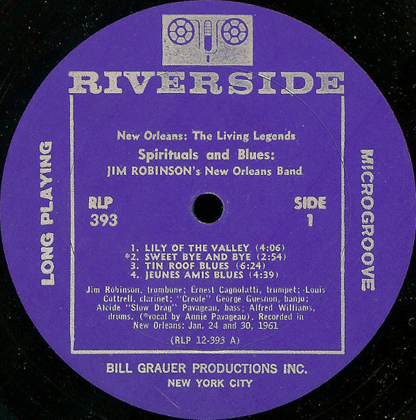 Jim Robinson's New Orleans Band – Jim Robinson Plays Spirituals And Blues, image 2